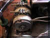 Close up showing motor clamps