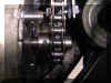 Output shaft of drive motor